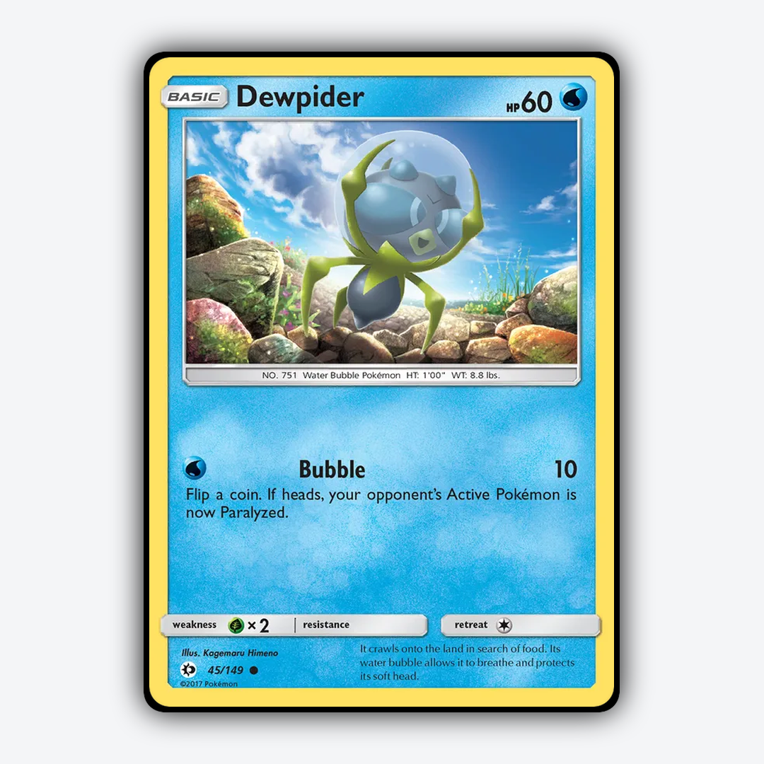 Dewpider 045/149 - Sun & Moon Set - Card Rug