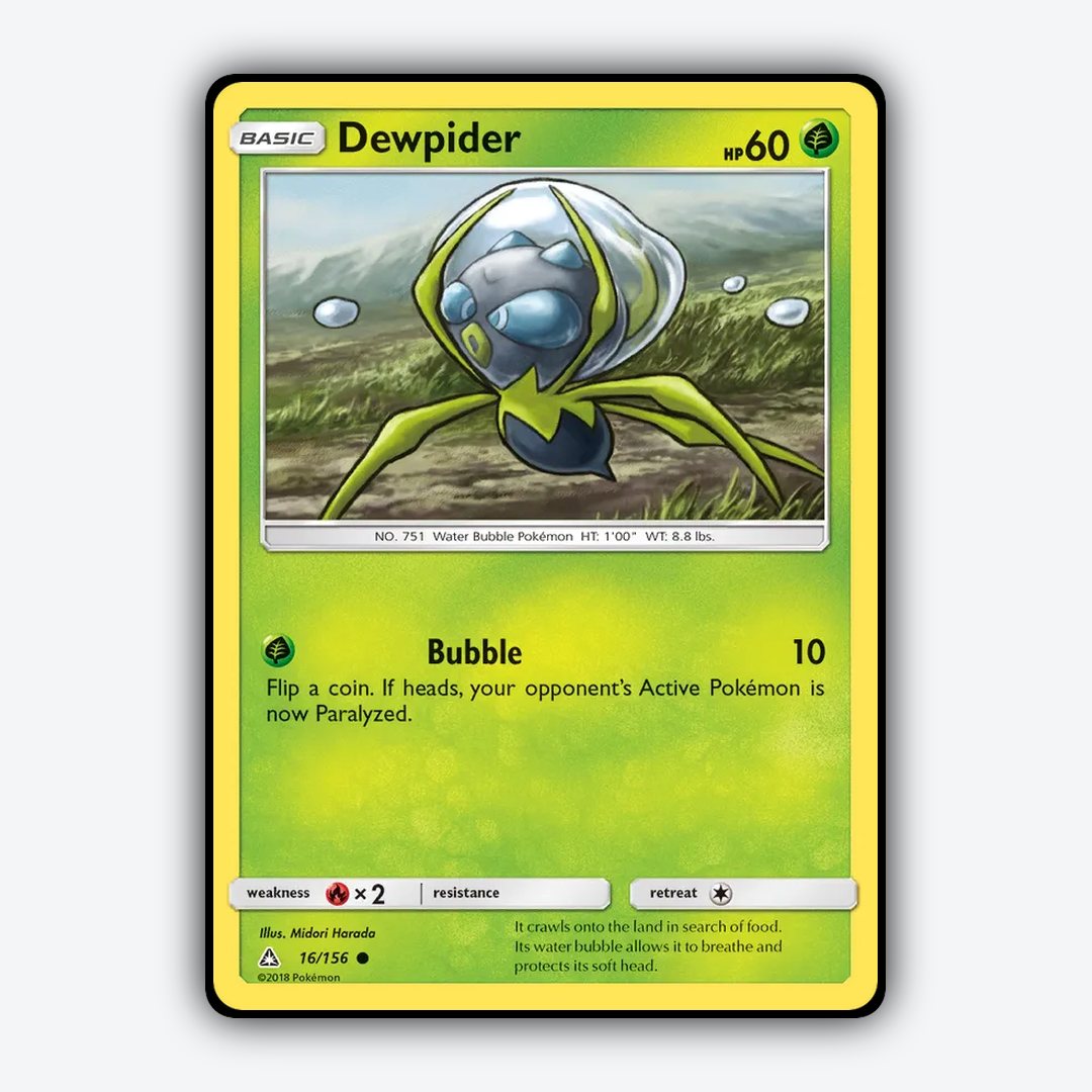 Dewpider 016/156 - Ultra Prism Set - Card Rug