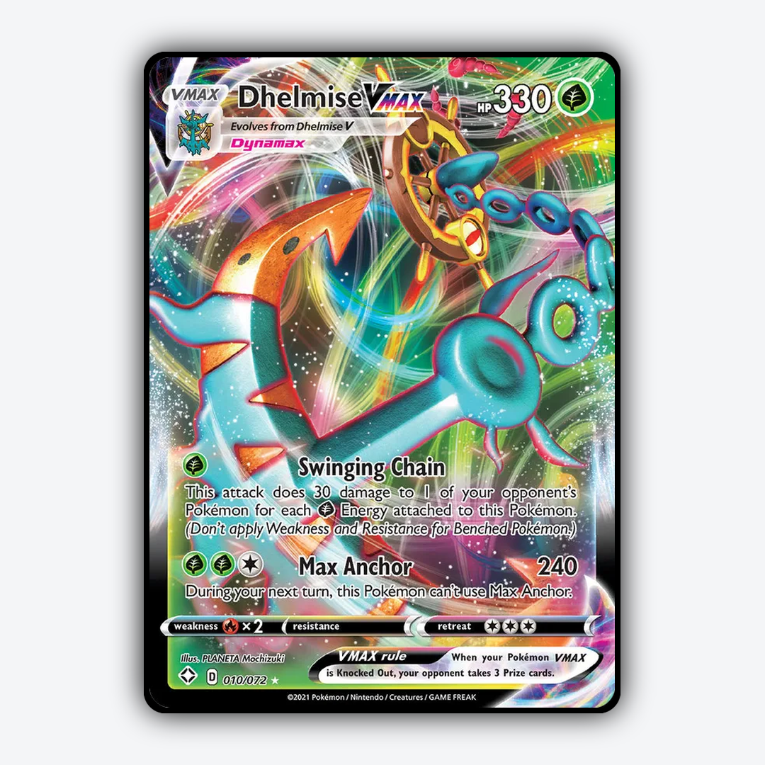 Dhelmise VMAX 010/72 - Shining Fates Set - Card Rug