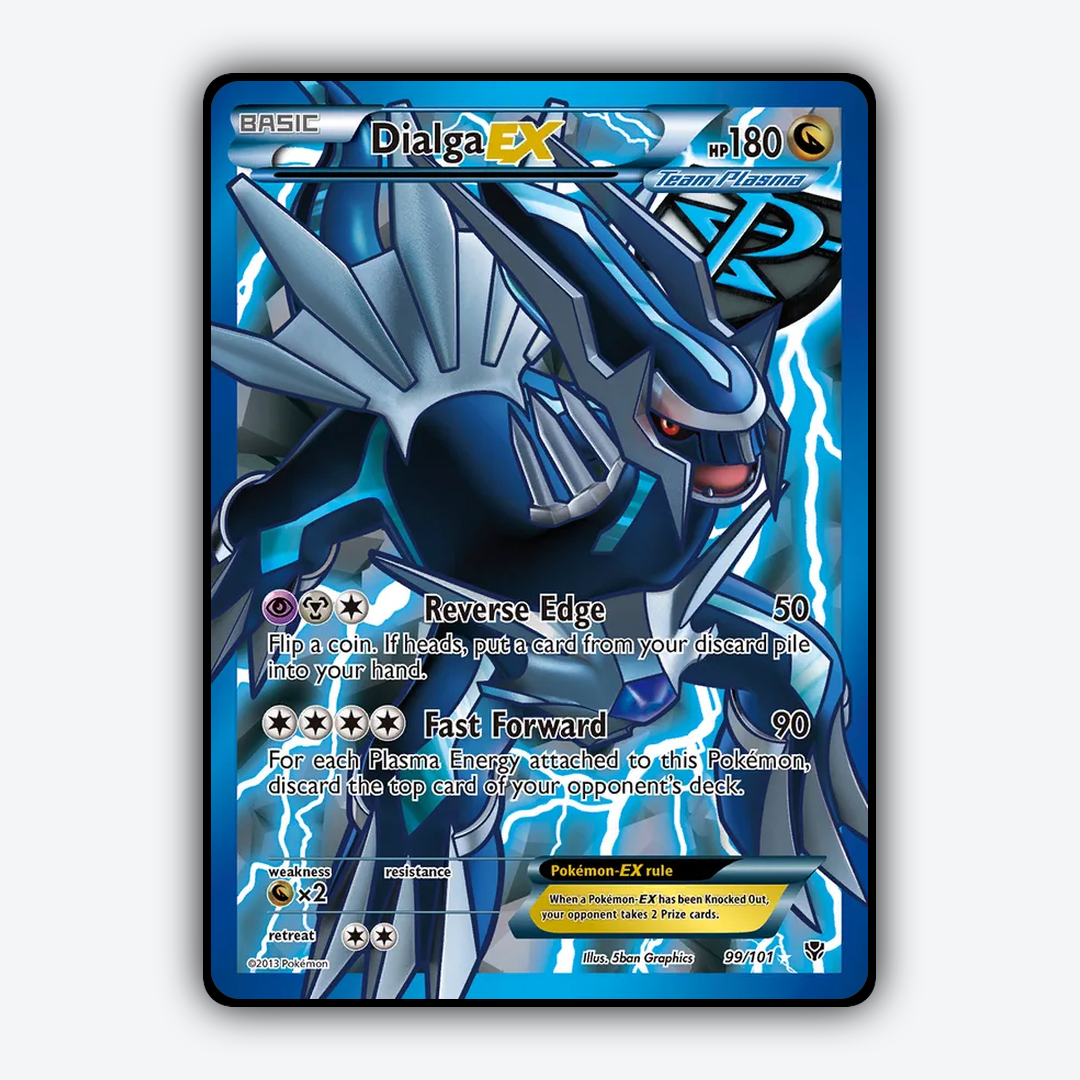 Dialga-EX 099/101 - Plasma Blast Set - Card Rug