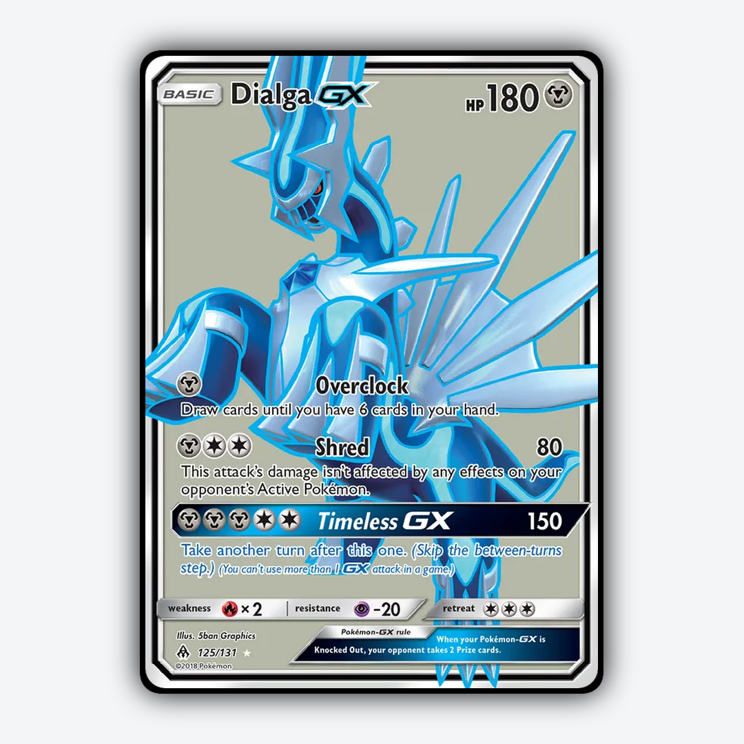 Dialga-GX 125/131 - Forbidden Light Set - Card Rug