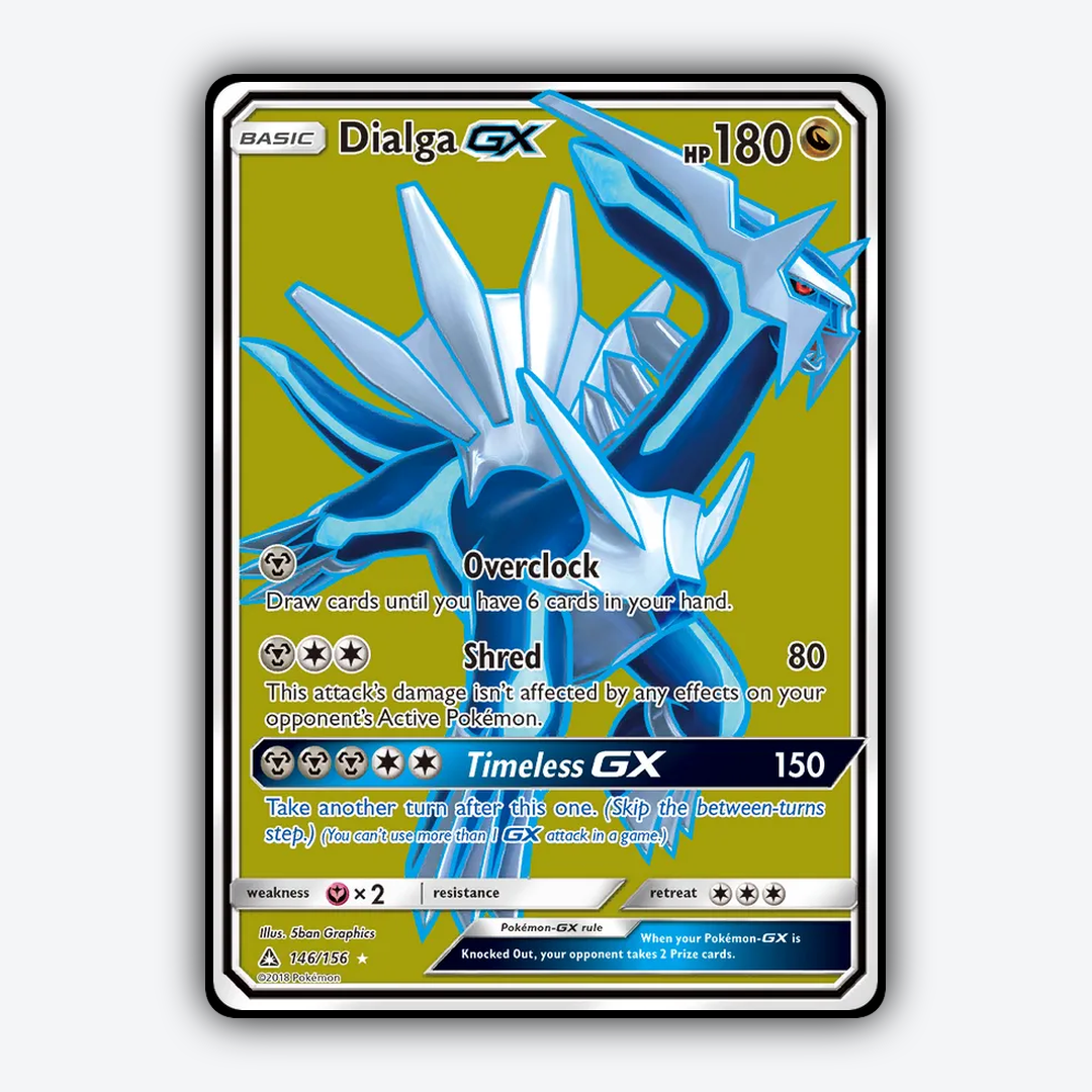 Dialga-GX 146/156 - Ultra Prism Set - Card Rug