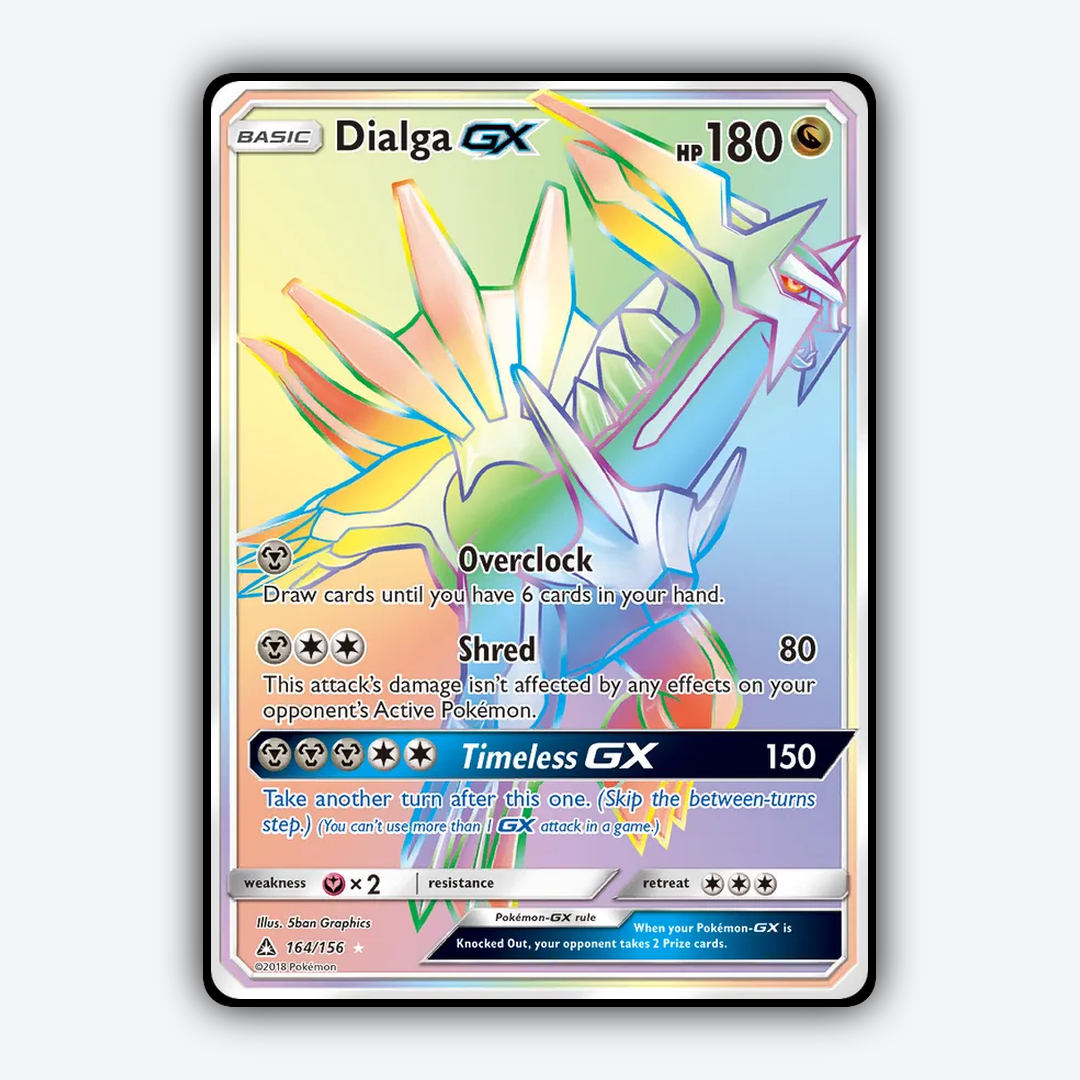 Dialga-GX 164/156 - Ultra Prism Set - Card Rug