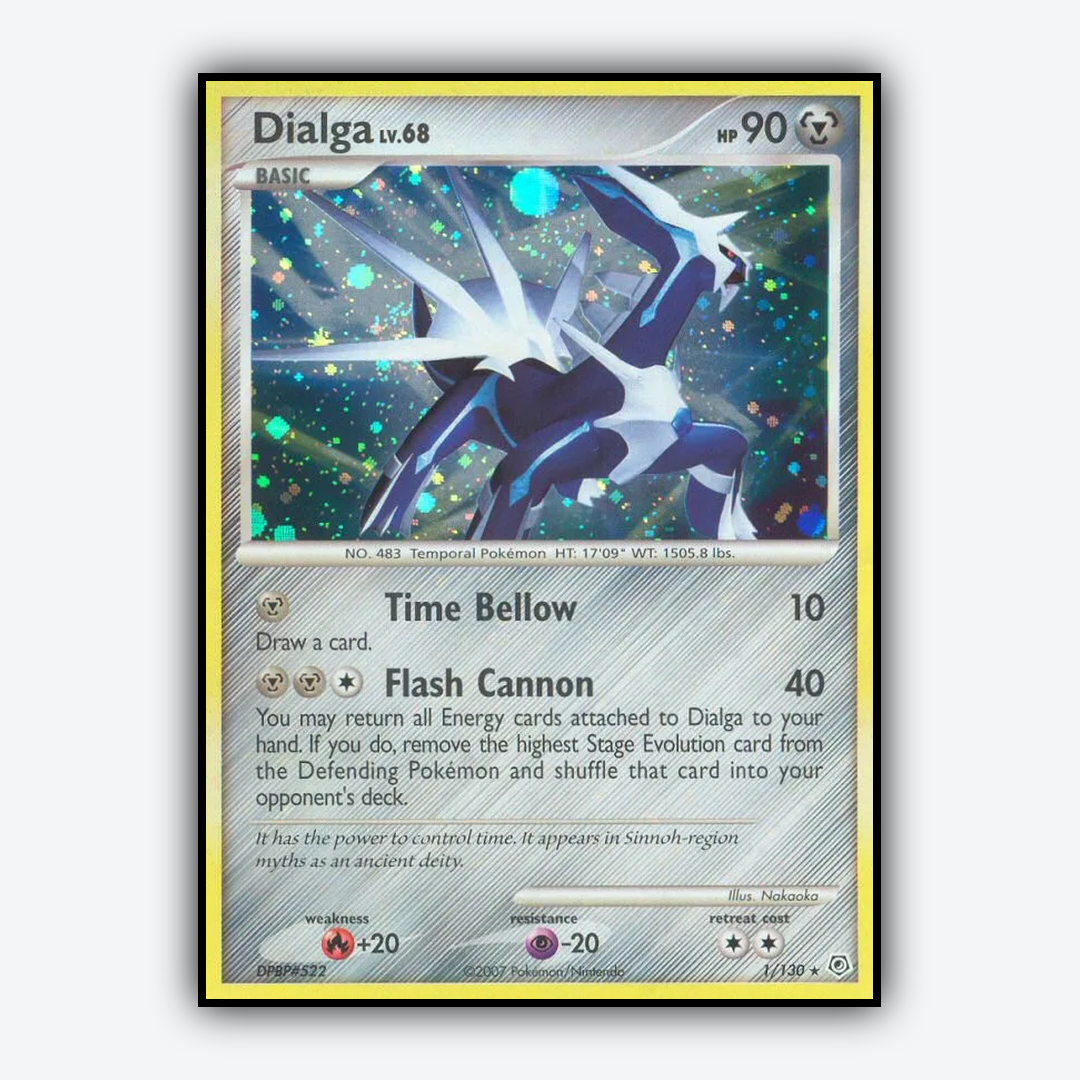 Dialga 001/130 - Diamond & Pearl Set - Card Rug