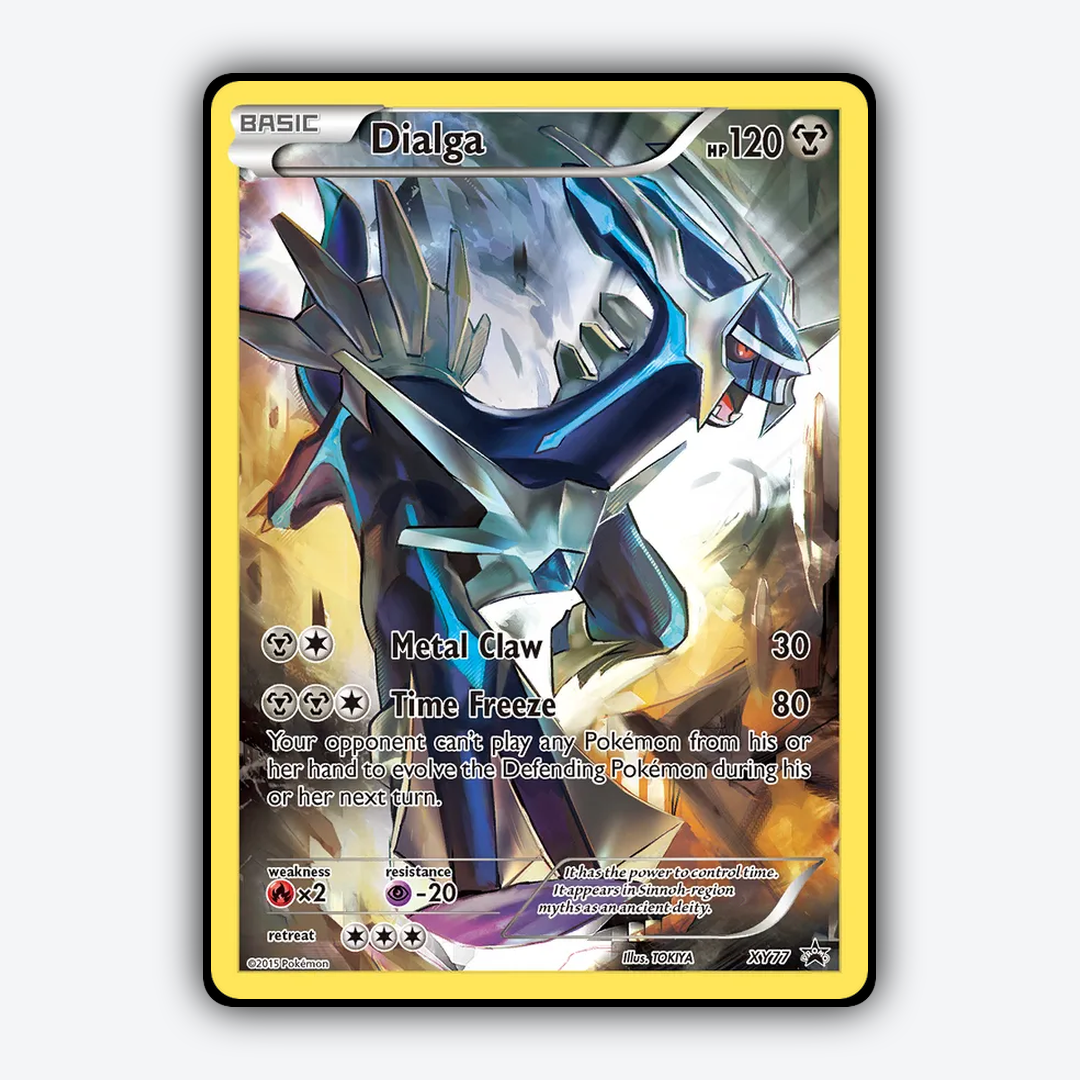 Dialga #77 - XY Black Star Promos Set - Card Rug