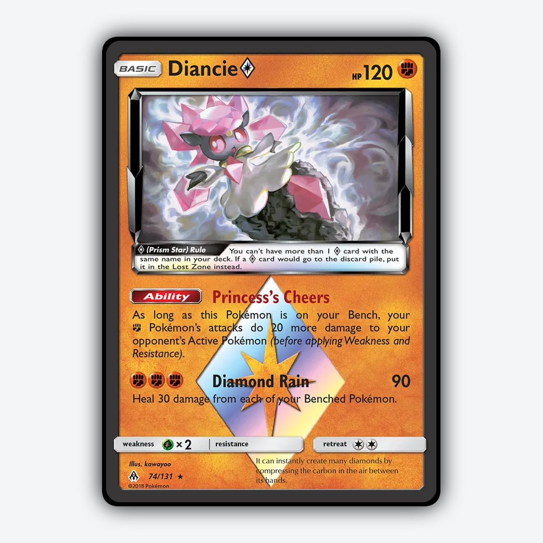 Diancie ◇ 074/131 - Forbidden Light Set - Card Rug