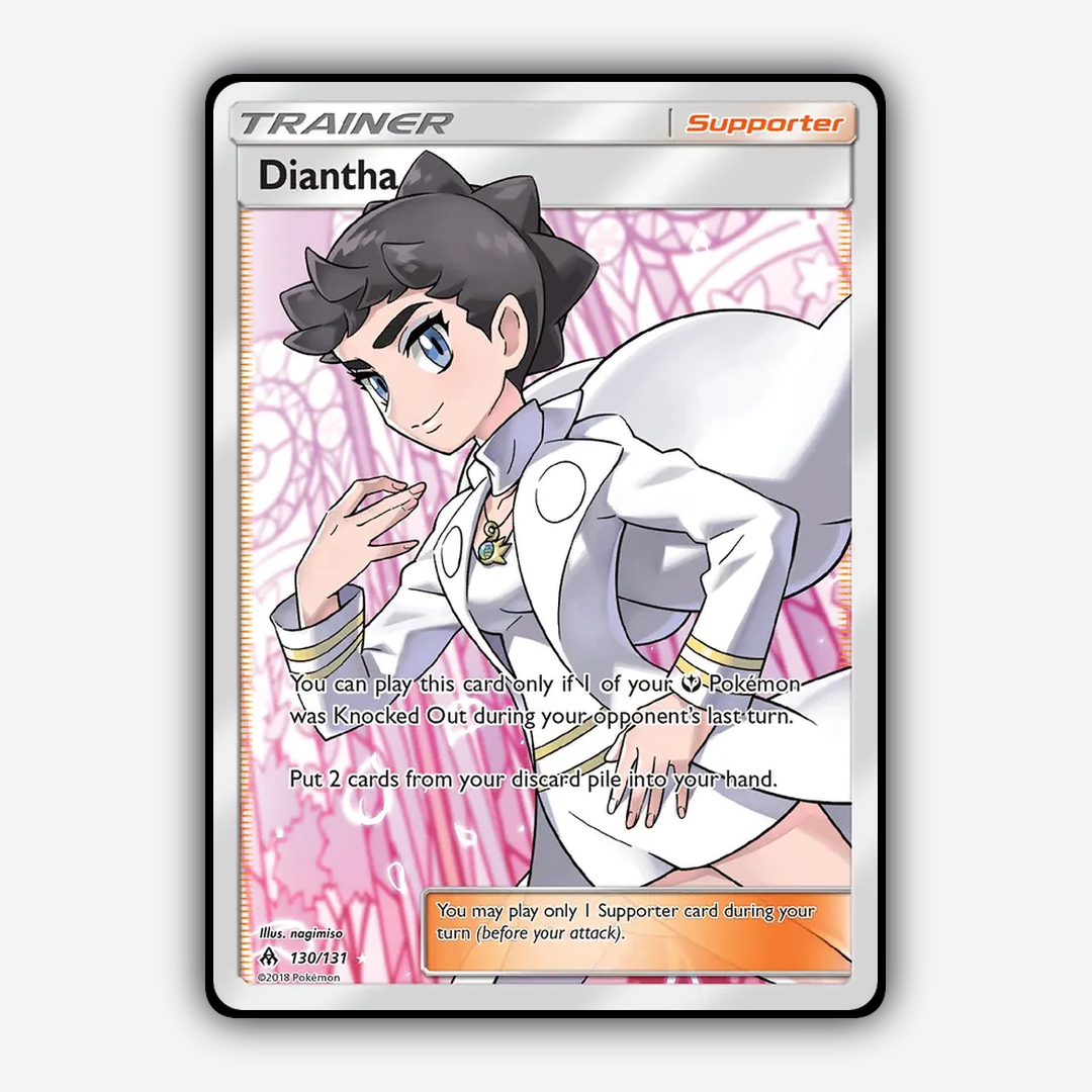 Diantha 130/131 - Forbidden Light Set - Card Rug