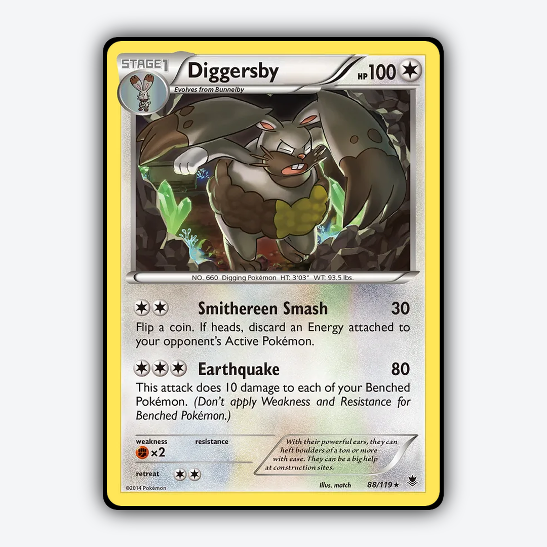 Diggersby 088/119 - Phantom Forces Set - Card Rug