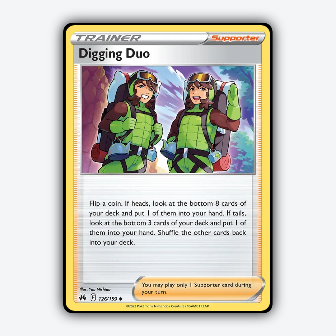 Digging Duo 126/159 - Crown Zenith Set - Card Rug