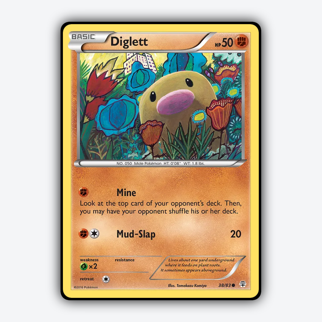 Diglett 038/83 - Generations Set - Card Rug