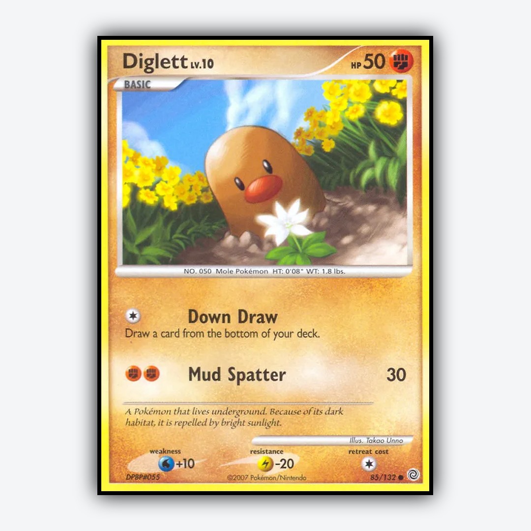 Diglett 085/132 - Secret Wonders Set - Card Rug