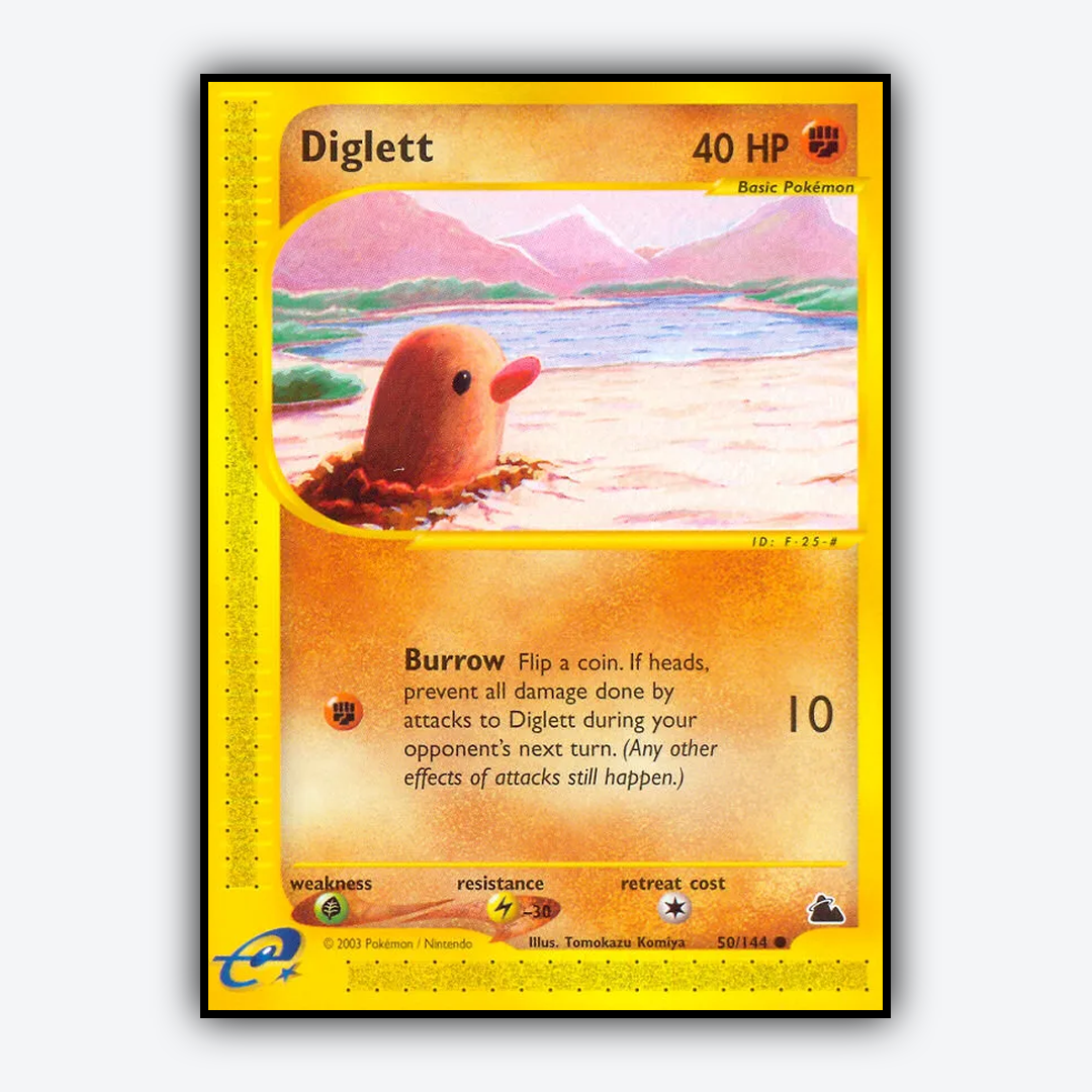 Diglett 050/144 - Skyridge Set - Card Rug