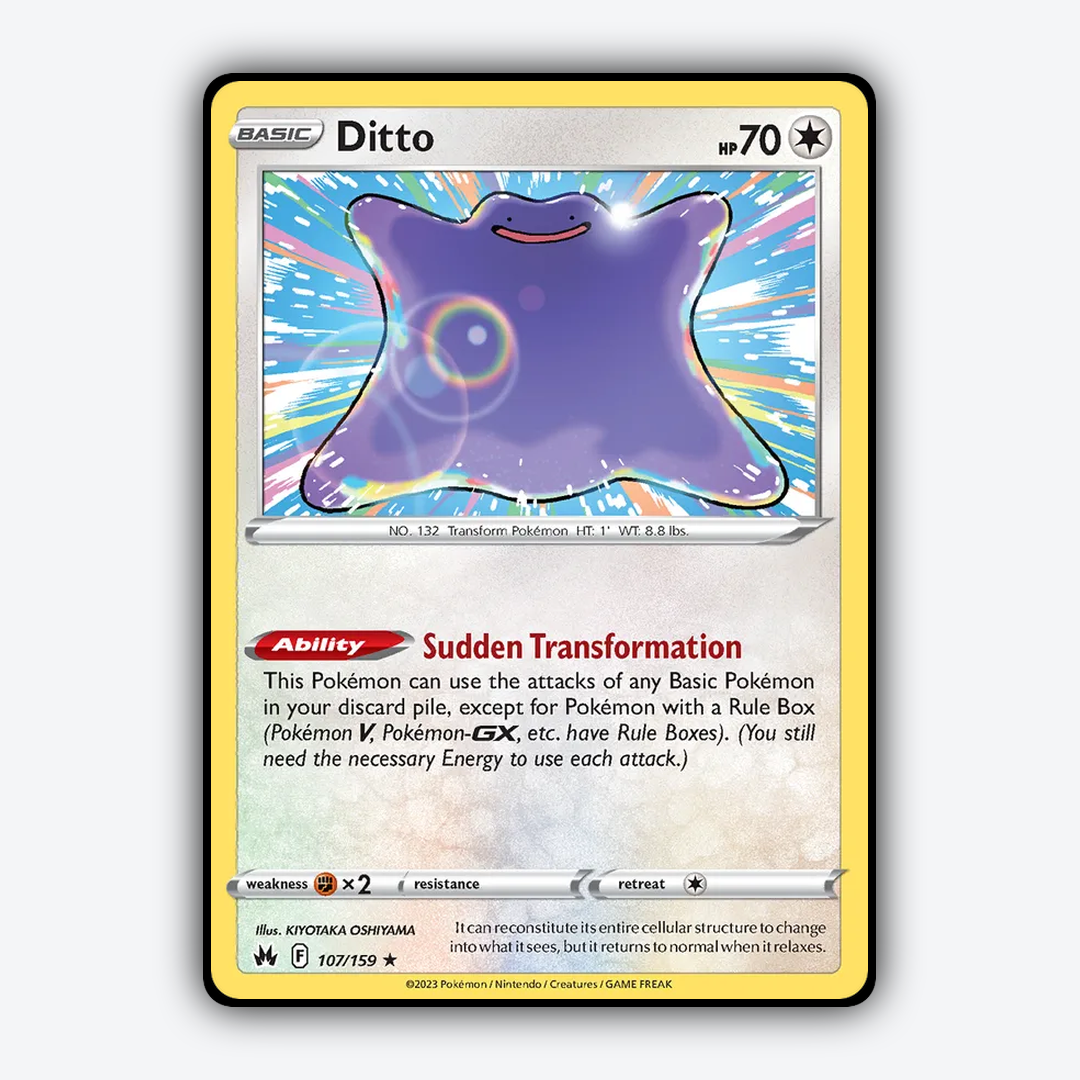 Ditto 107/159 - Crown Zenith Set - Card Rug