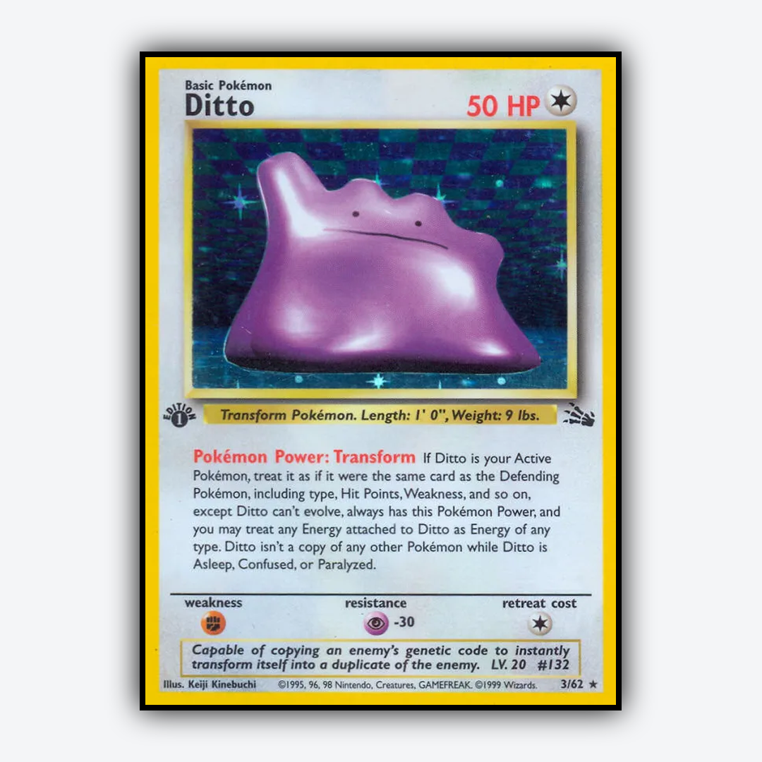 Ditto 003/62 - Fossil Set - Card Rug