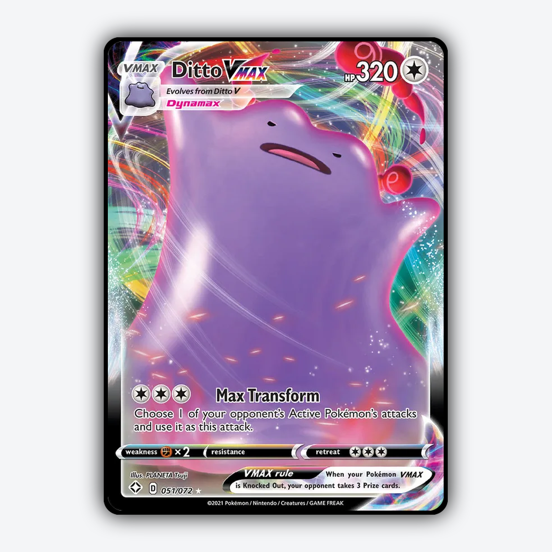 Ditto VMAX 051/72 - Shining Fates Set - Card Rug