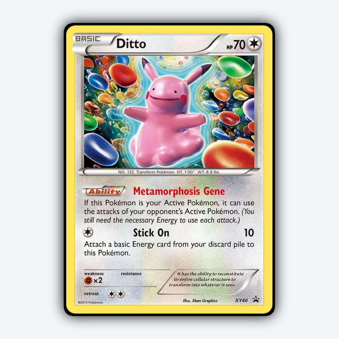 Ditto #40 - XY Black Star Promos Set - Card Rug