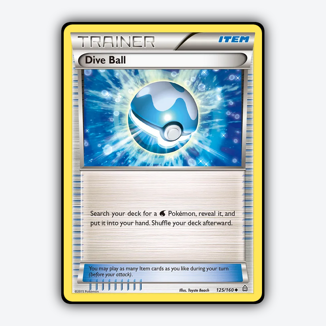 Dive Ball 125/160 - Primal Clash Set - Card Rug