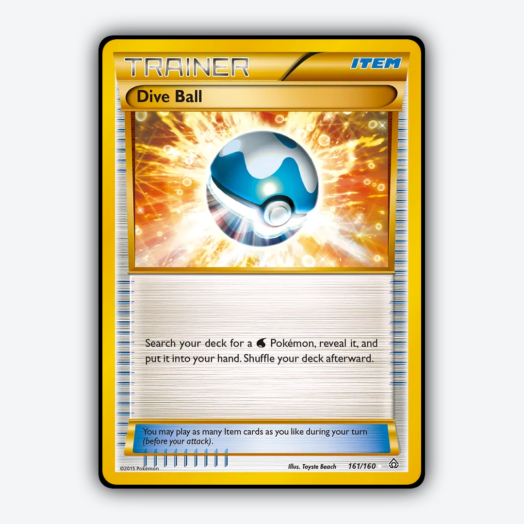 Dive Ball 161/160 - Primal Clash Set - Card Rug