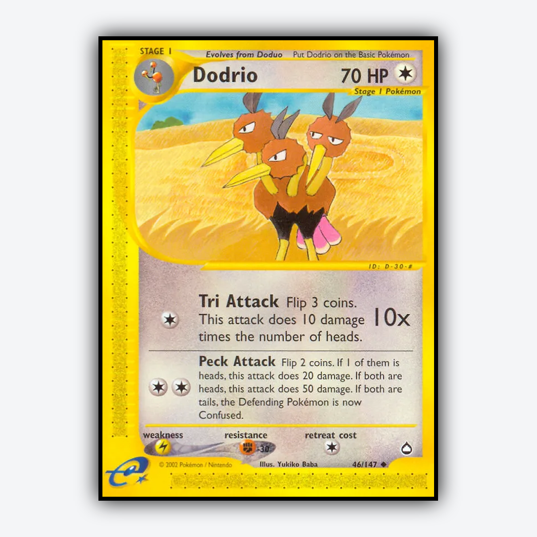 Dodrio 046/147 - Aquapolis Set - Card Rug