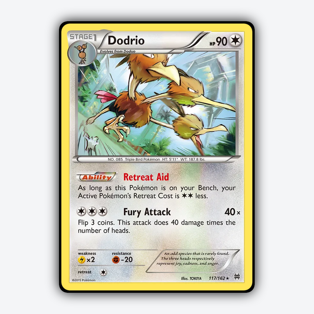 Dodrio 117/162 - BREAKthrough Set - Card Rug