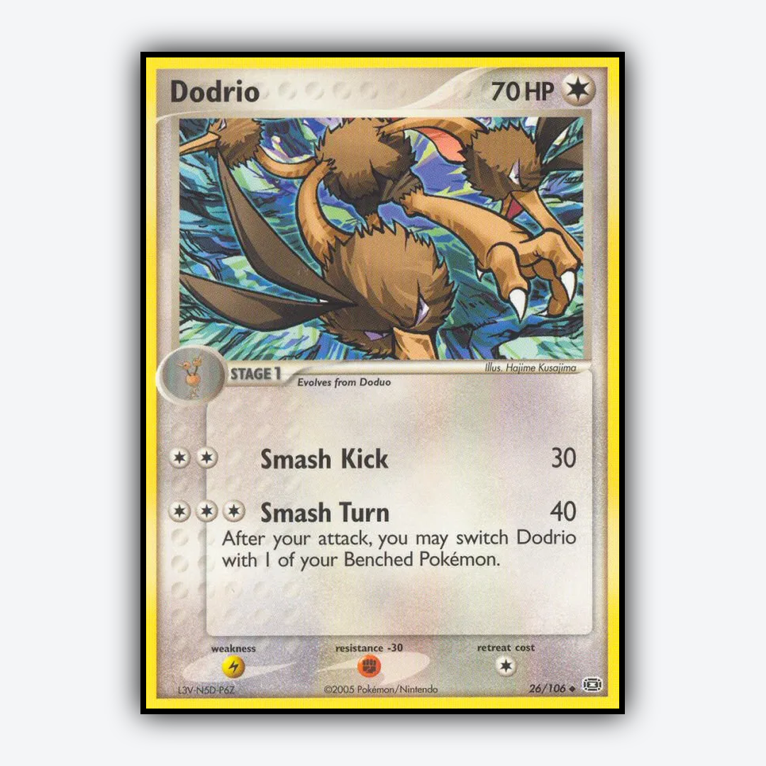 Dodrio 026/106 - Emerald Set - Card Rug
