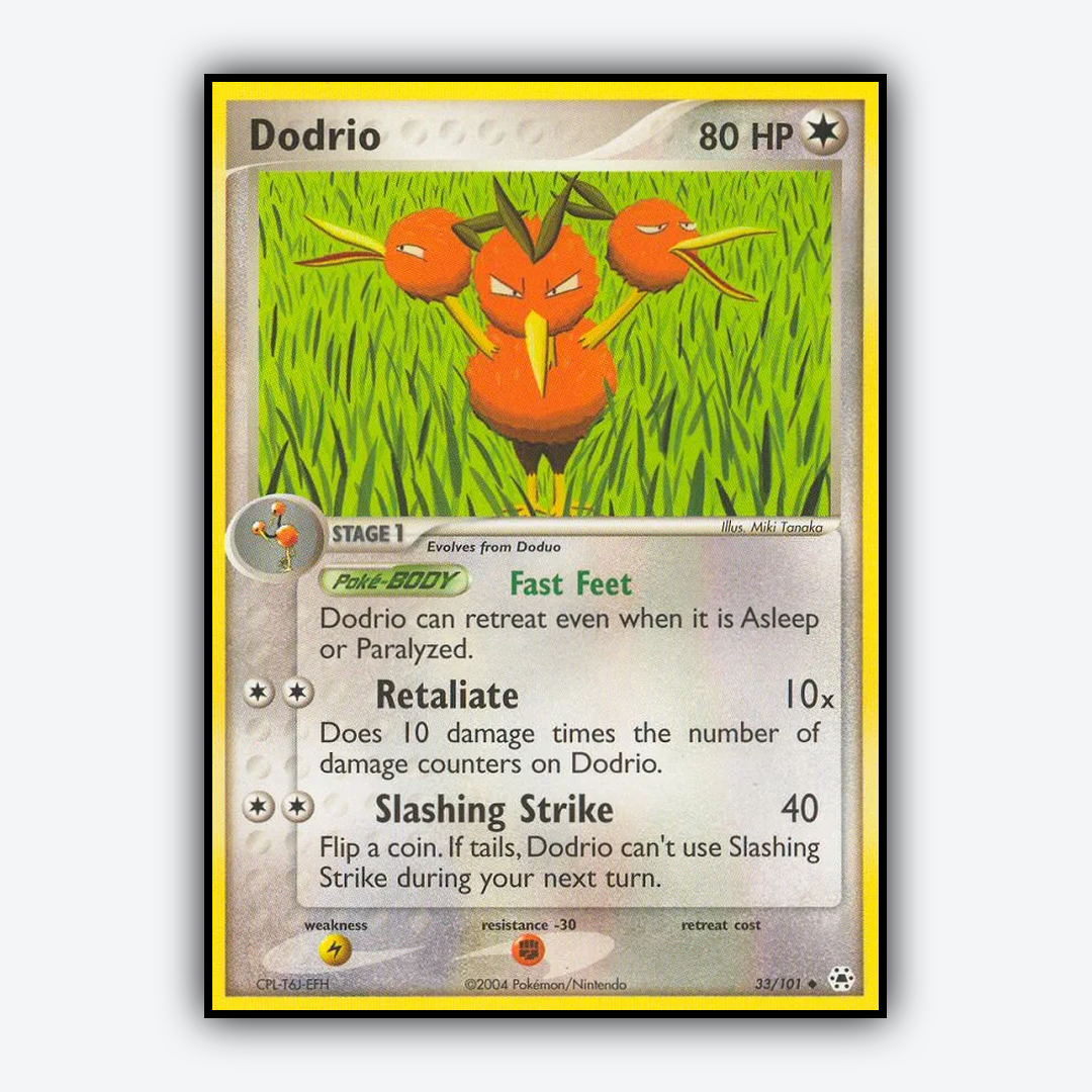 Dodrio 033/101 - Hidden Legends Set - Card Rug