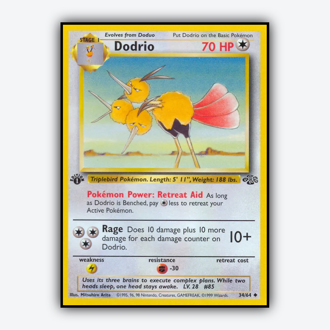 Dodrio 034/64 - Jungle Set - Card Rug