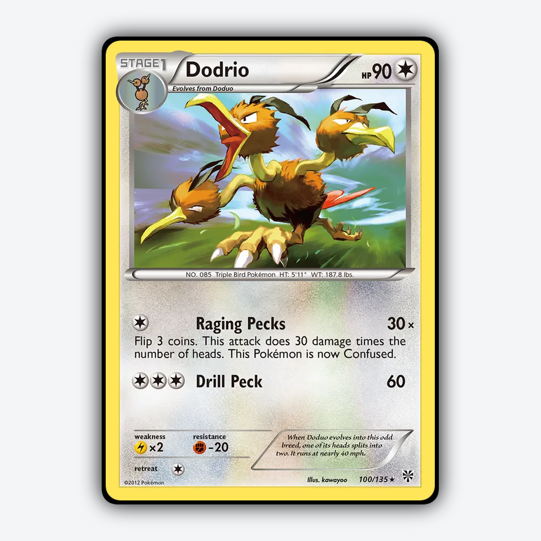 Dodrio 100/135 - Plasma Storm Set - Card Rug