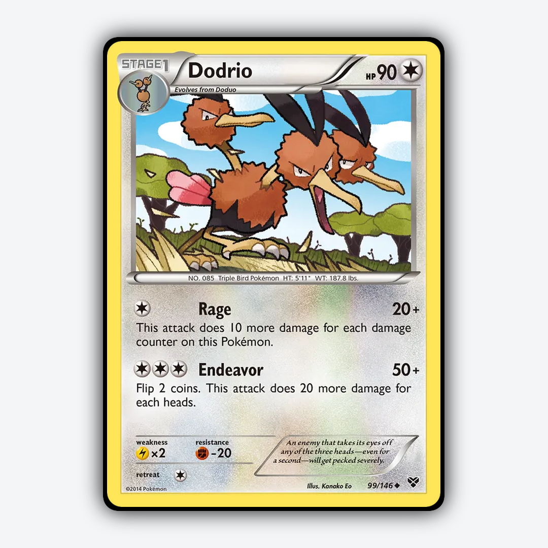 Dodrio 099/146 - XY Set - Card Rug