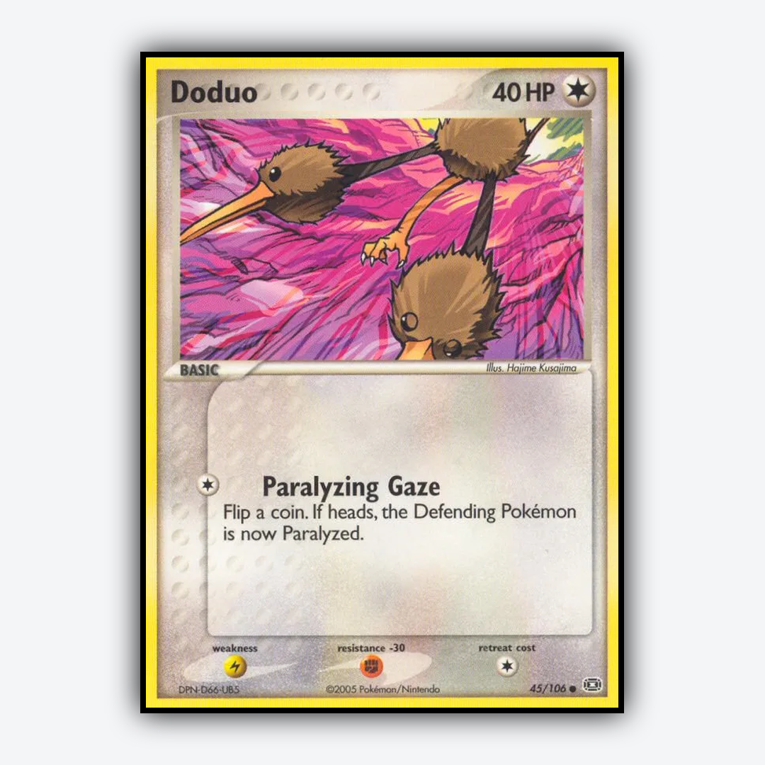 Doduo 045/106 - Emerald Set - Card Rug