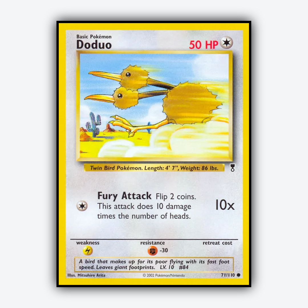 Doduo 071/110 - Legendary Collection Set - Card Rug