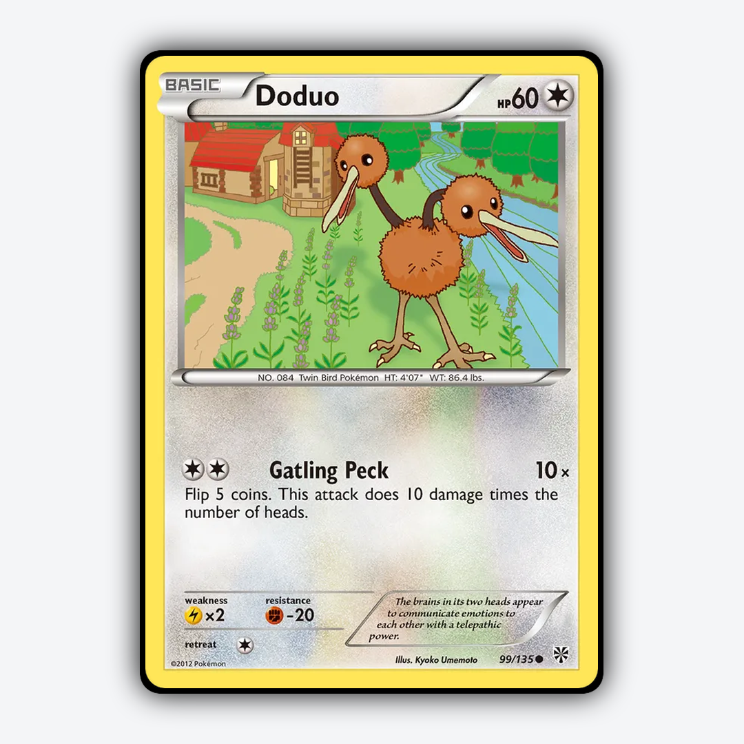 Doduo 099/135 - Plasma Storm Set - Card Rug