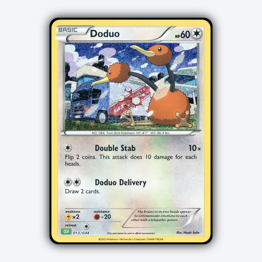 Doduo 013/034 - Pokémon TCG Classic - Venusaur Set - Card Rug