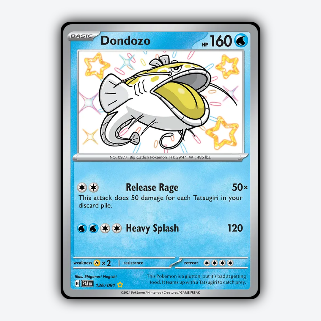 Dondozo #126 - Paldean Fates Set - Card Rug