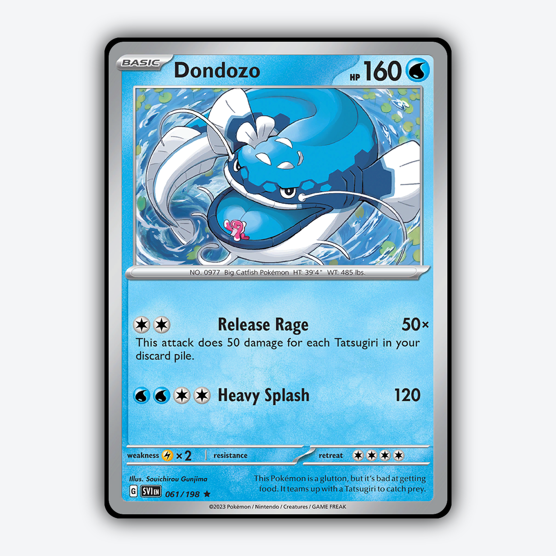 Dondozo 061/198 - Scarlet & Violet Set - Card Rug