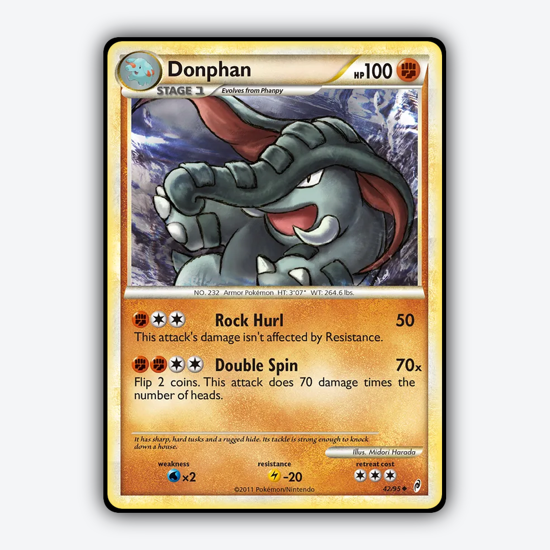 Donphan 042/95 - Call of Legends Set - Card Rug