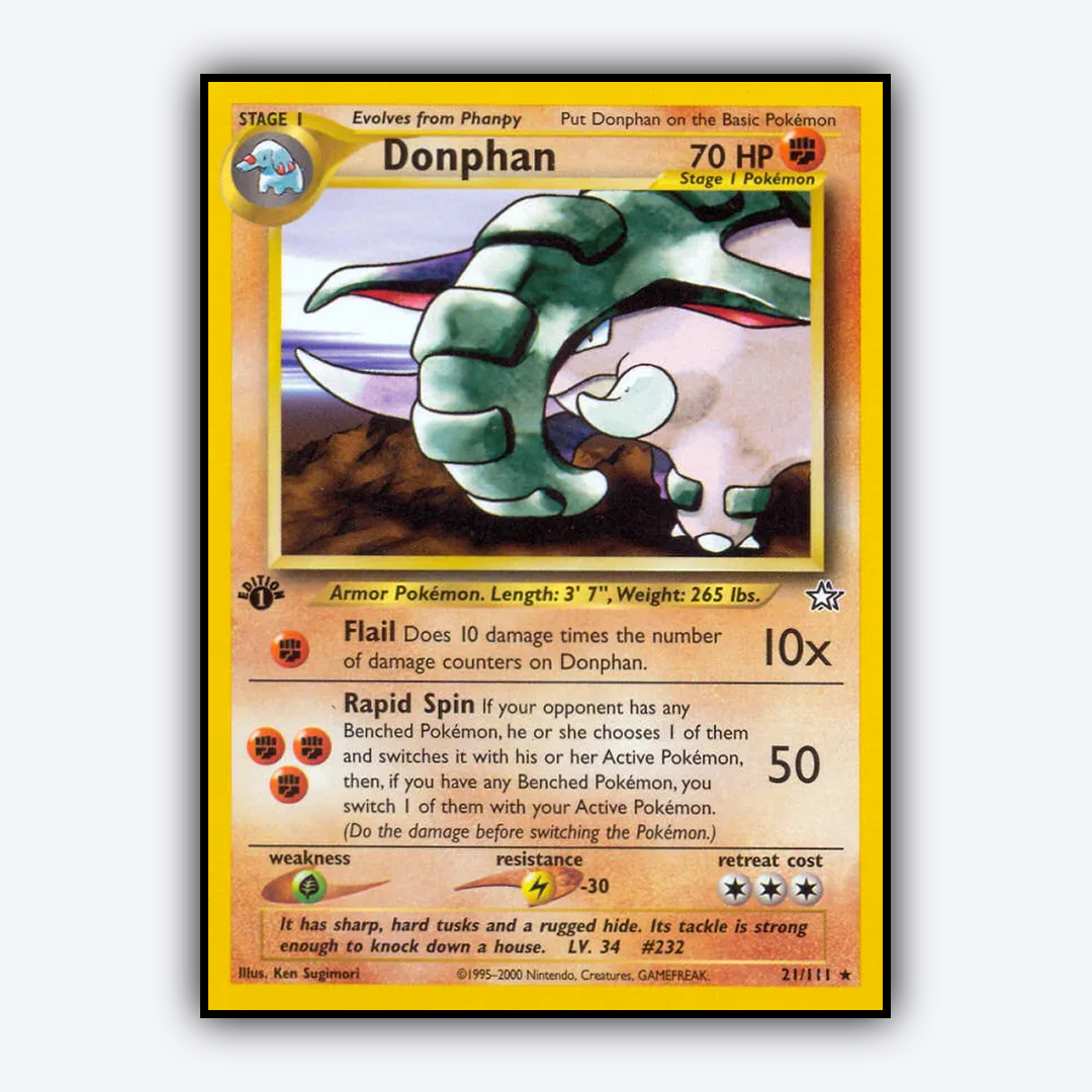 Donphan 021/111 - Neo Genesis Set - Card Rug