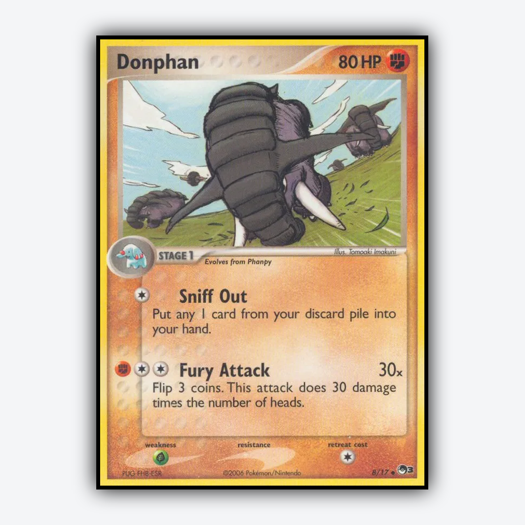 Donphan 008/17 - POP Series 3 Set - Card Rug