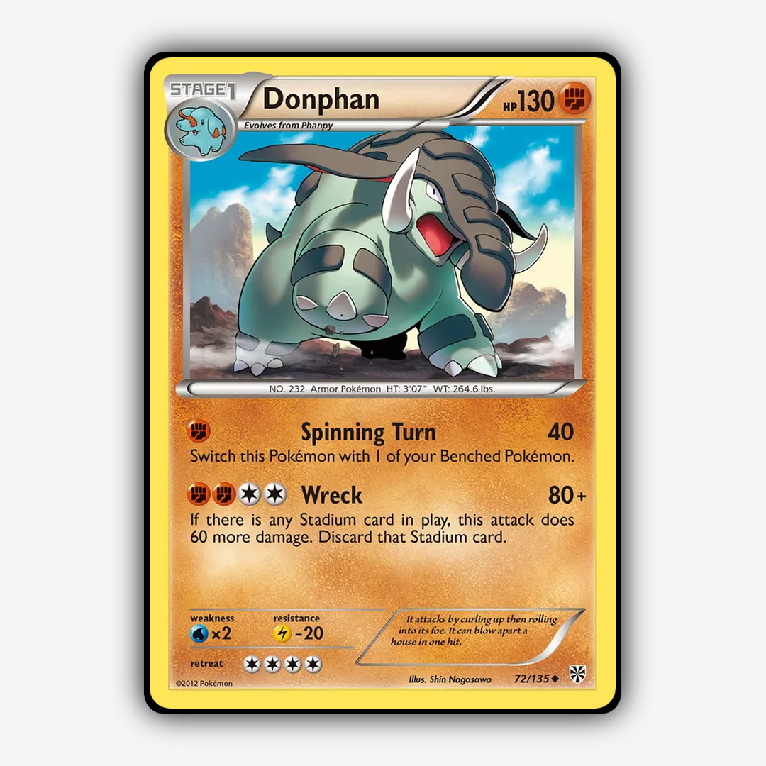 Donphan 072/135 - Plasma Storm Set - Card Rug