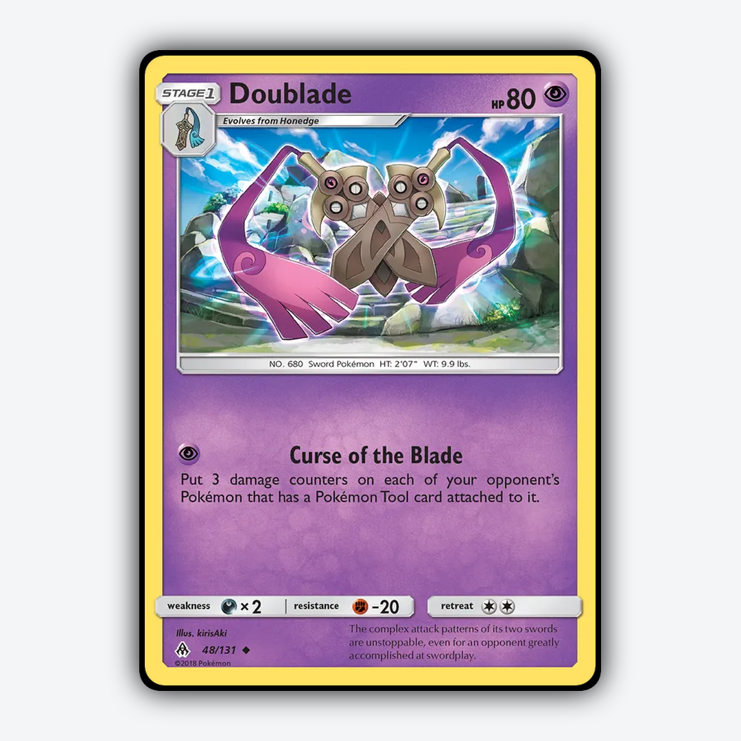 Doublade 048/131 - Forbidden Light Set - Card Rug