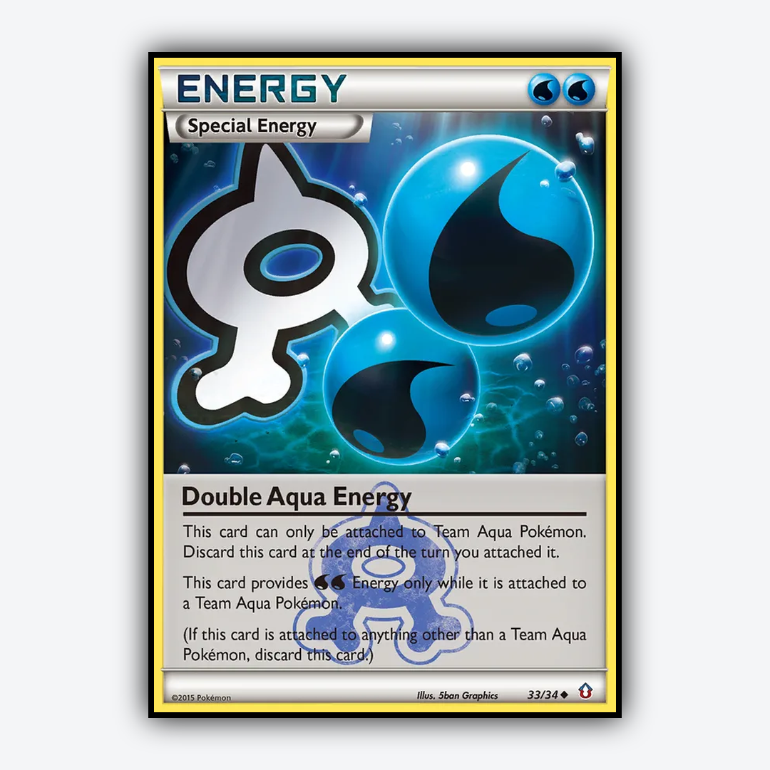 Double Aqua Energy 033/34 - Double Crisis Set - Card Rug