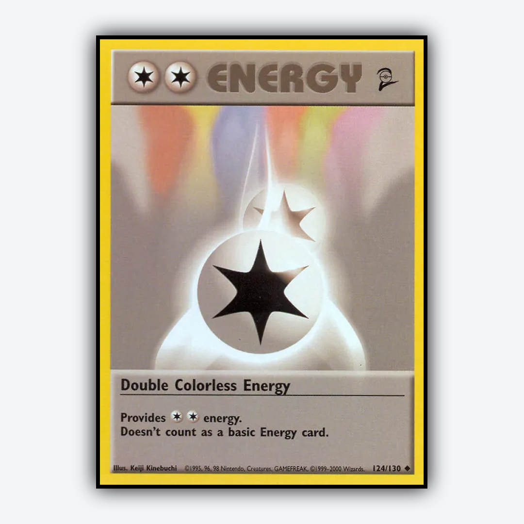 Double Colorless Energy 124/130 - Base Set 2 Set - Card Rug