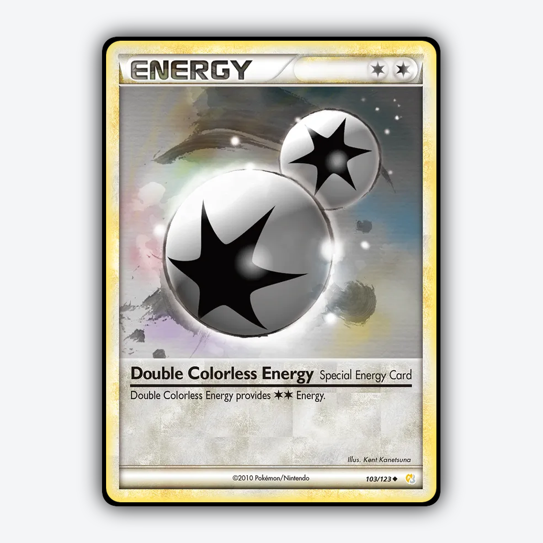 Double Colorless Energy 103/123 - HeartGold & SoulSilver Set - Card Rug