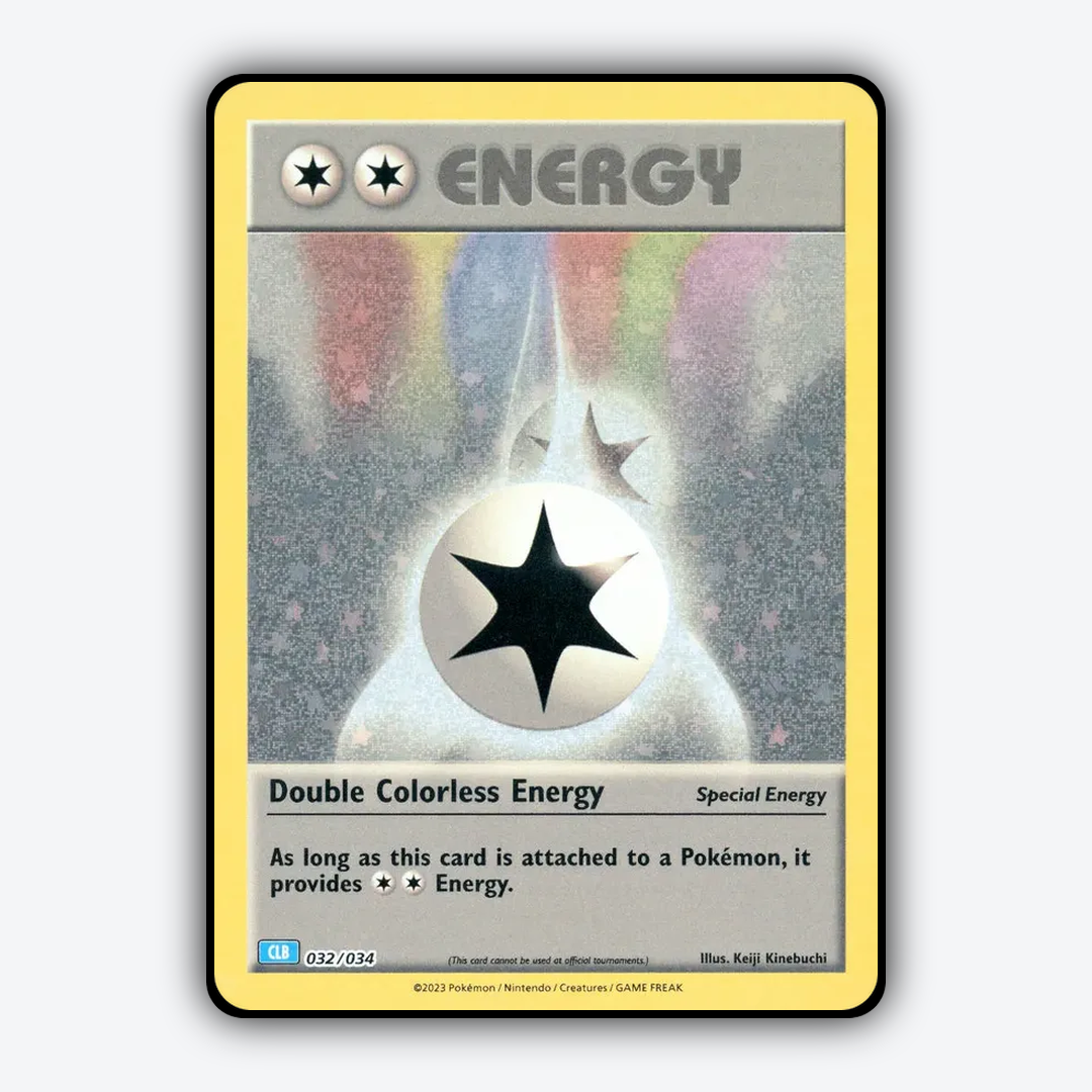 Double Colorless Energy 032/034 - Pokémon TCG Classic - Blastoise Set - Card Rug