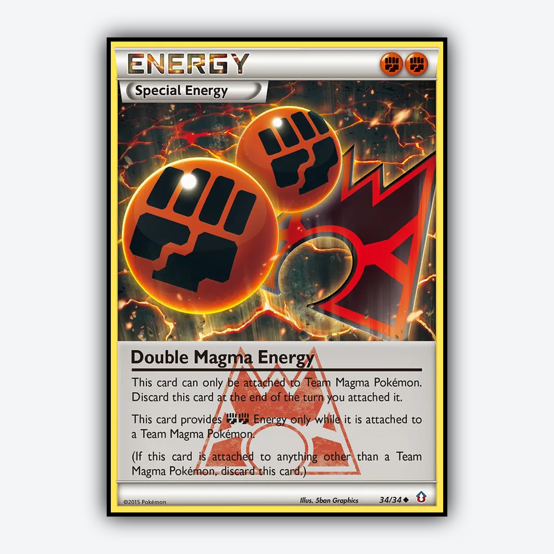 Double Magma Energy 034/34 - Double Crisis Set - Card Rug