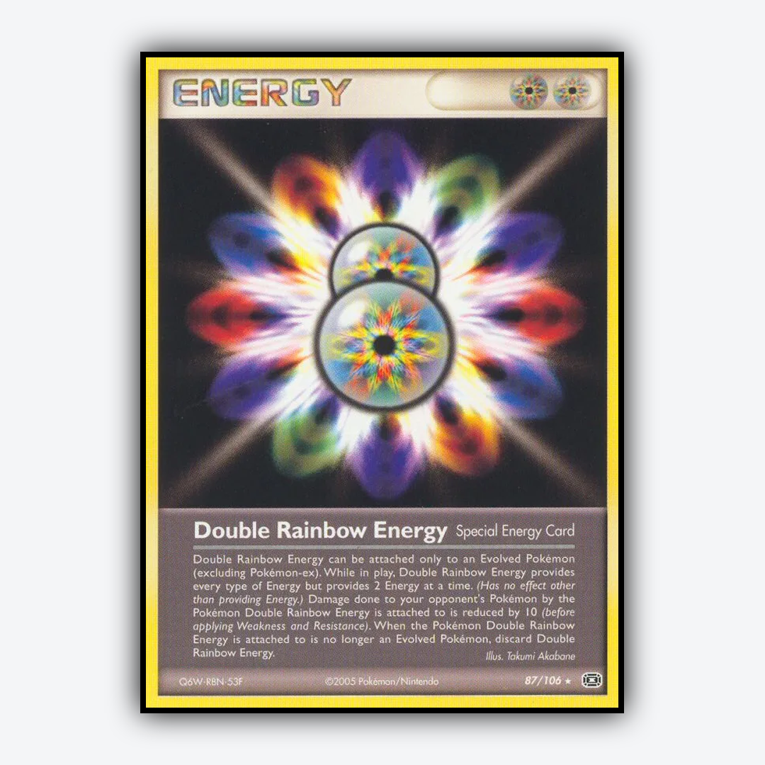 Double Rainbow Energy 087/106 - Emerald Set - Card Rug