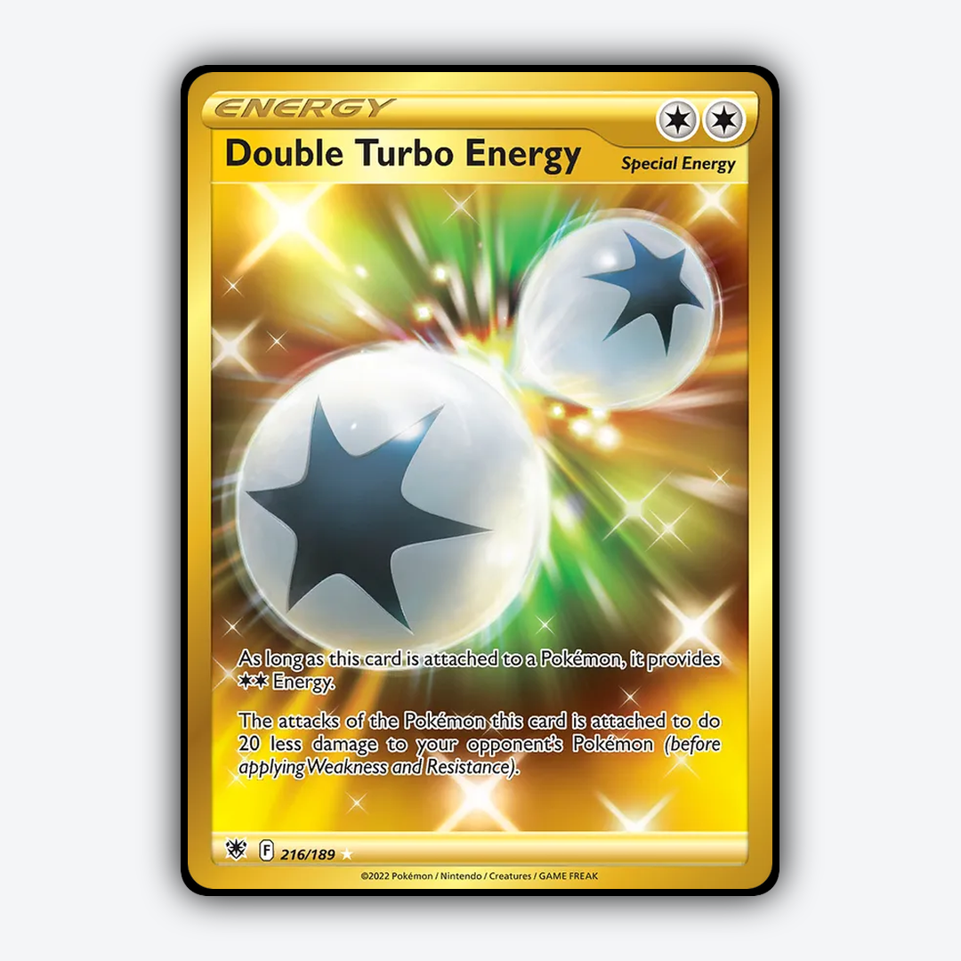 Double Turbo Energy 216/189 - Astral Radiance Set - Card Rug