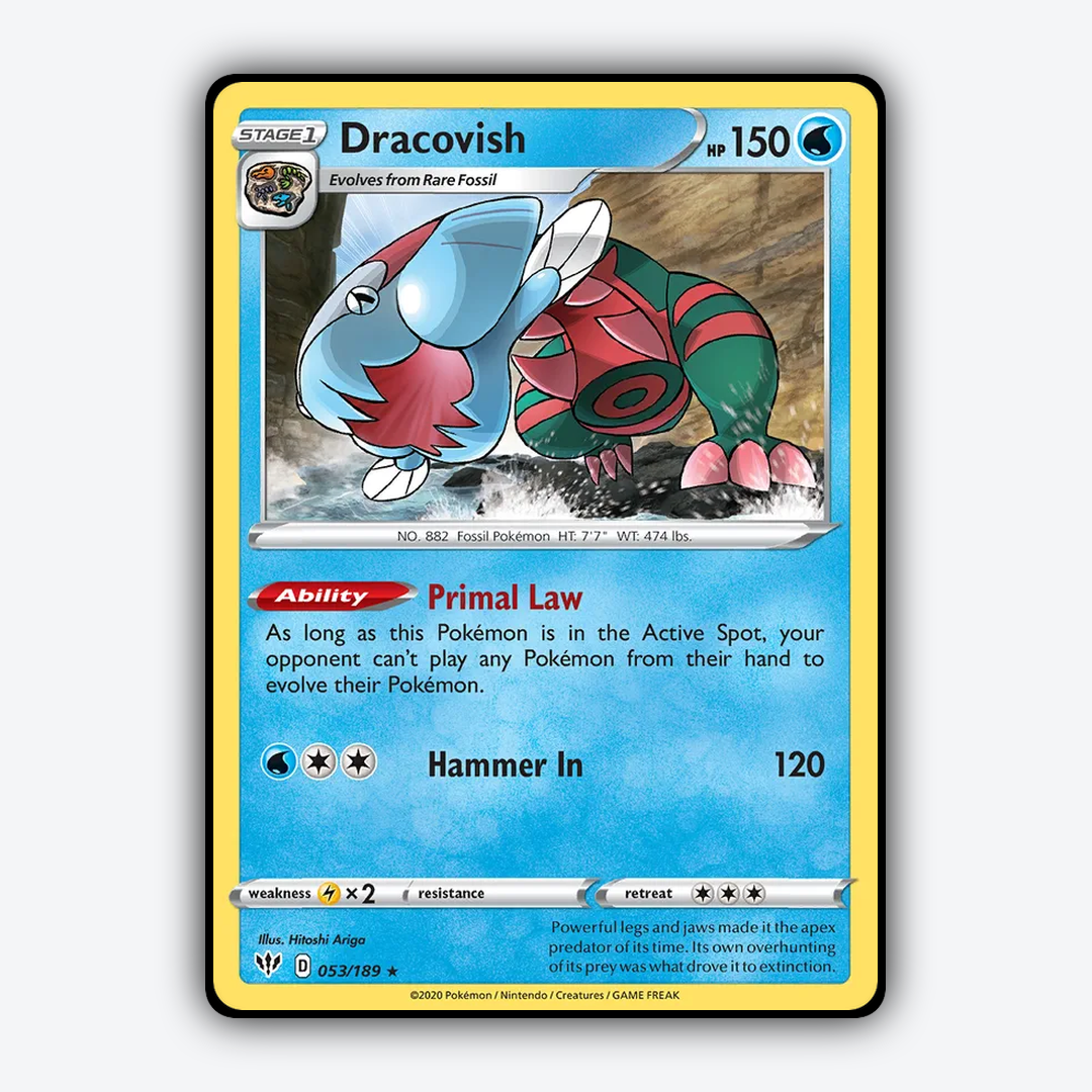 Dracovish 053/189 - Darkness Ablaze Set - Card Rug