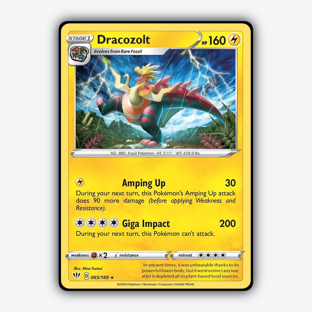 Dracozolt 065/189 - Darkness Ablaze Set - Card Rug
