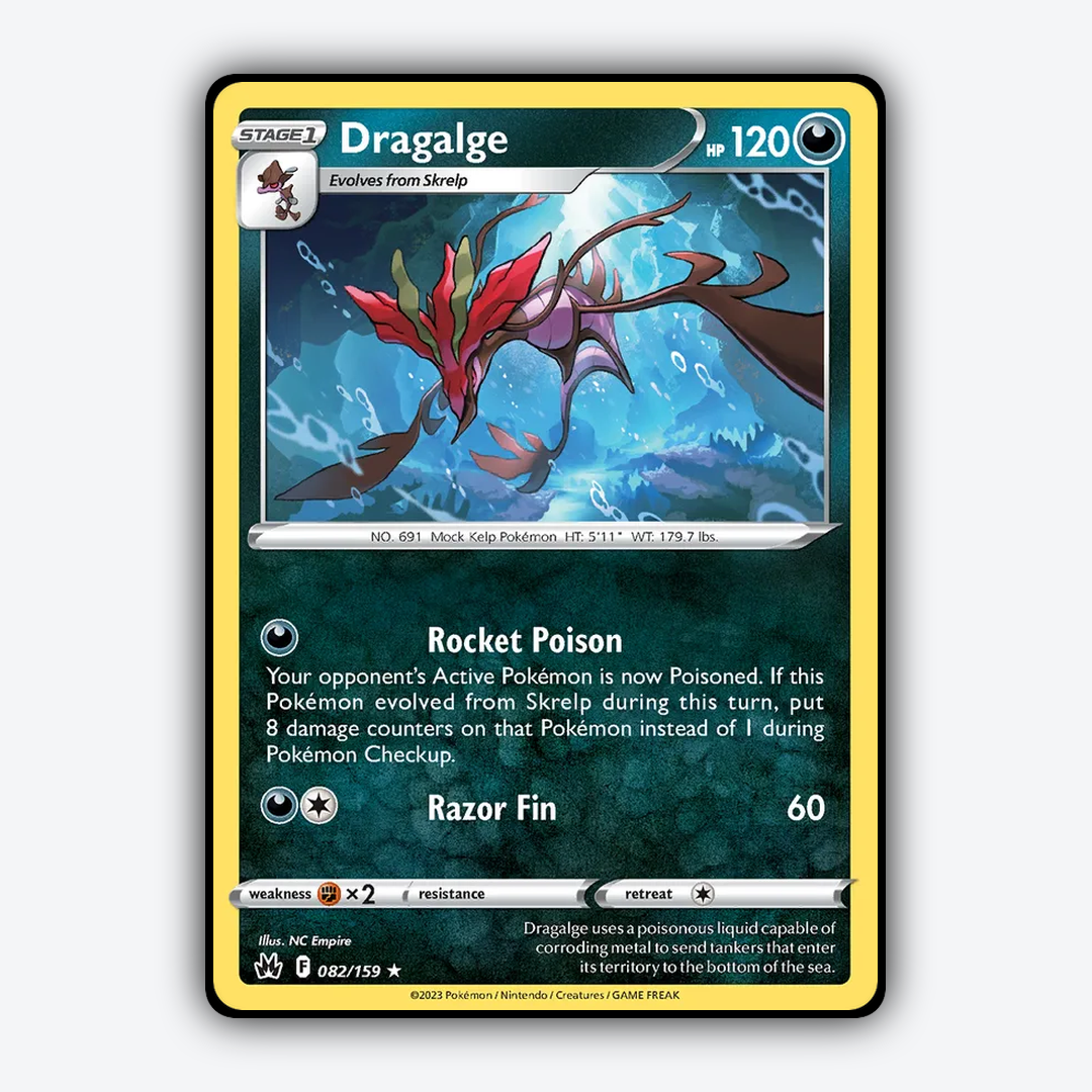 Dragalge 082/159 - Crown Zenith Set - Card Rug
